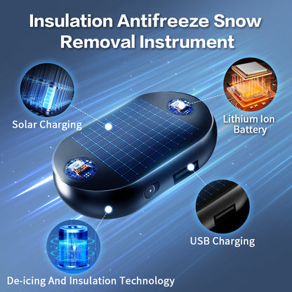 Removal™ Solar Electromagnetic Molecular Interference Freeze and Snow Remover - Rechargeable - Made in the USA